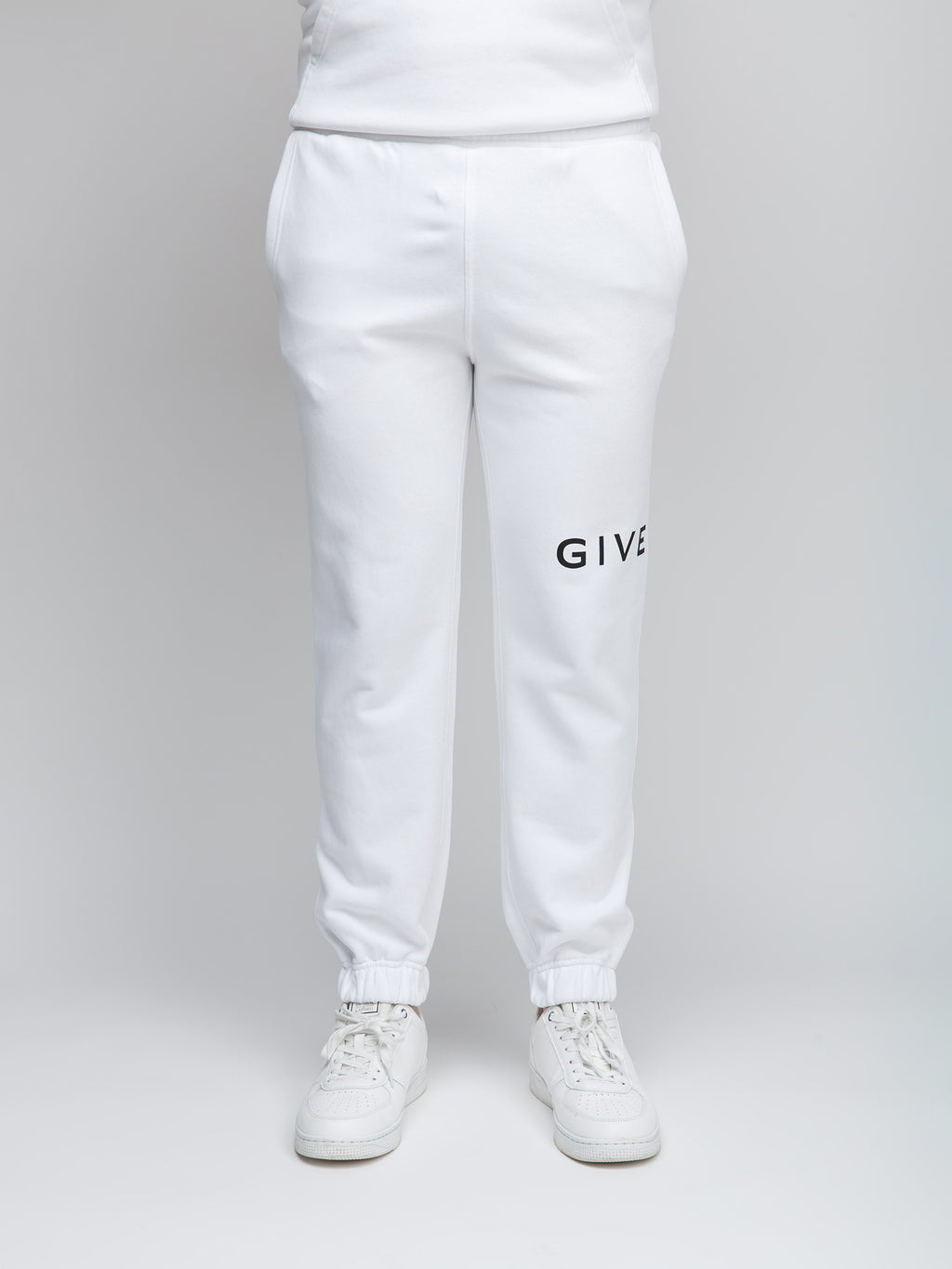 Givenchy White Cotton Joggers (Workout Pants)