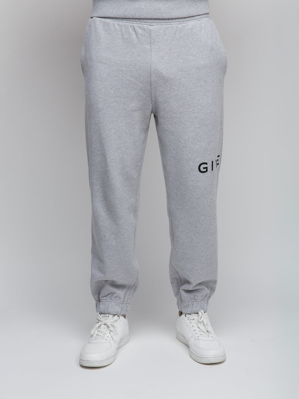 Givenchy Gray Cotton Joggers (Workout Pants)