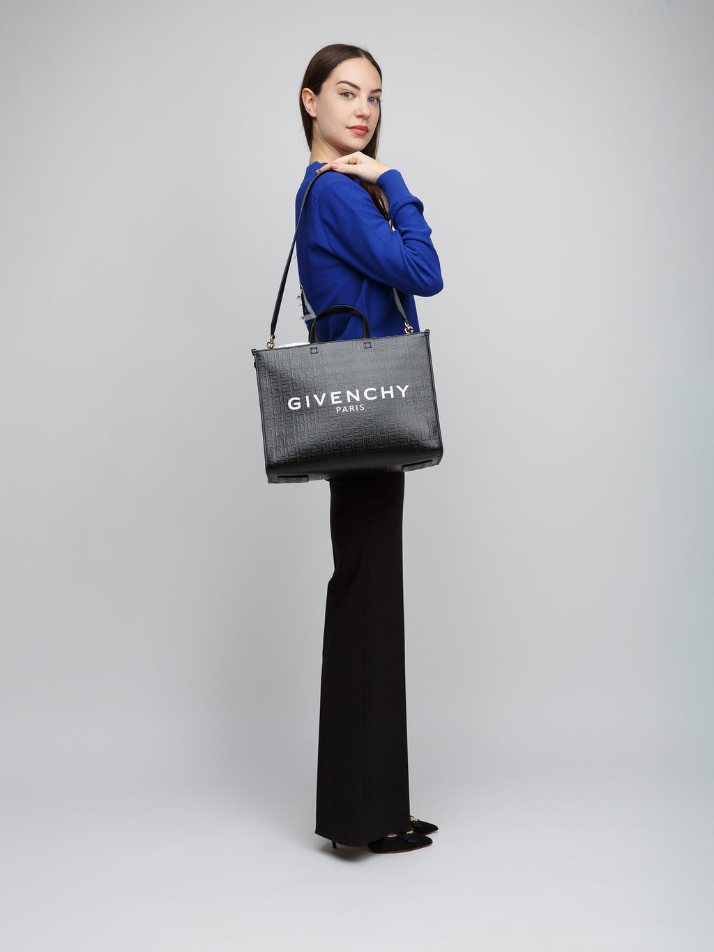 Givenchy Black Cotton Tote Bag
