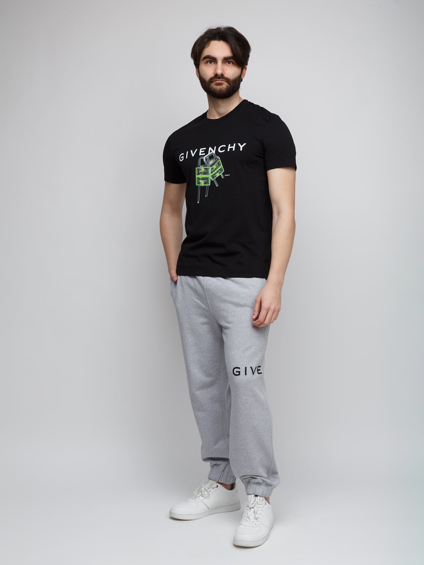 Givenchy Black Cotton Sportswear