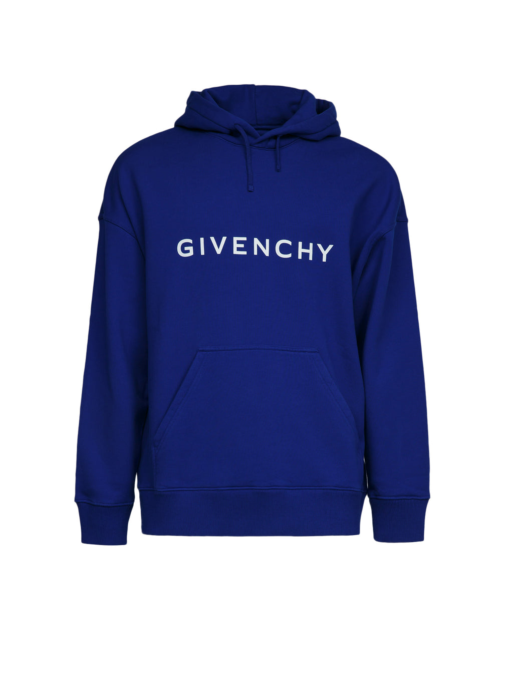 Givenchy Blue Cotton Hoodie