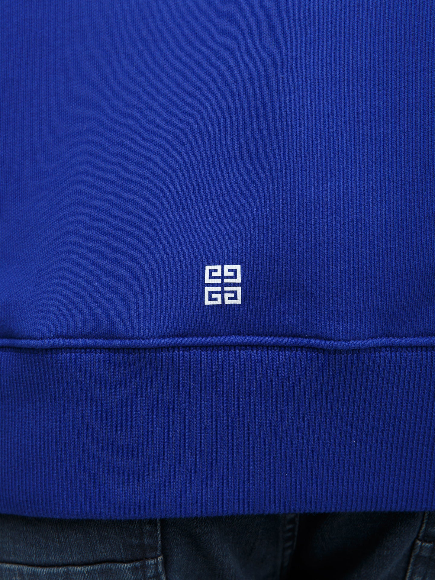 Givenchy Blue Cotton Hoodie