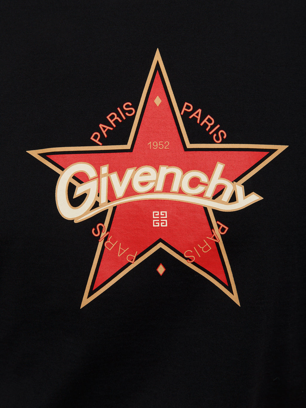 Givenchy Black Cotton T-Shirt
