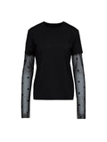 Givenchy Black Cotton Long Sleeve T-Shirt
