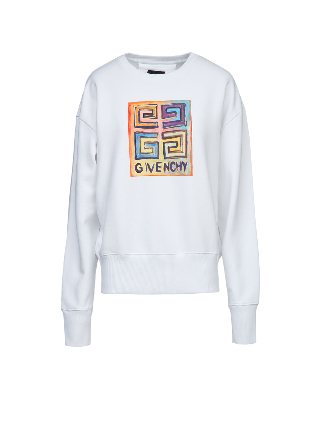Givenchy White Cotton Sweatshirt