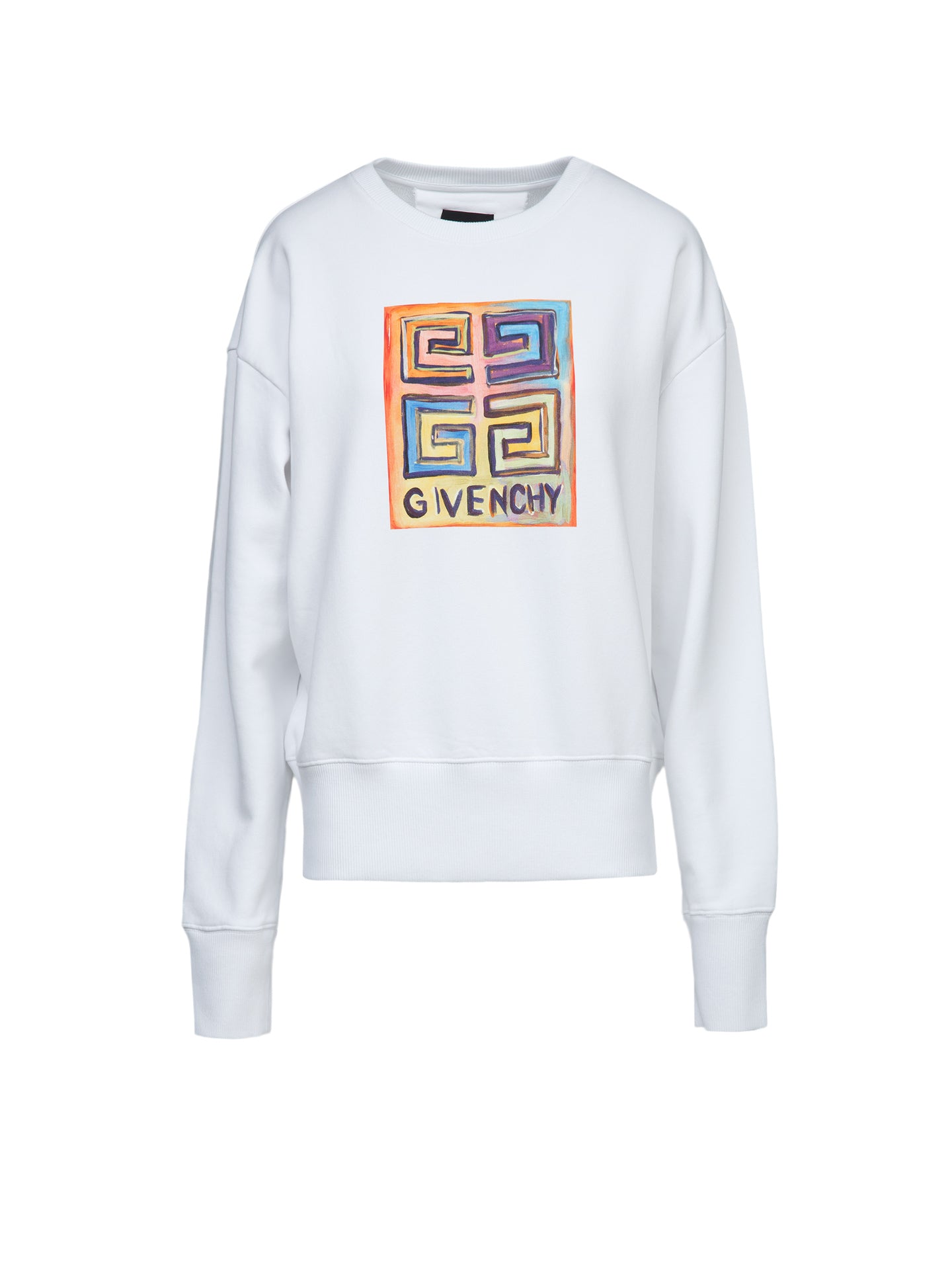 Givenchy White Cotton Sweatshirt