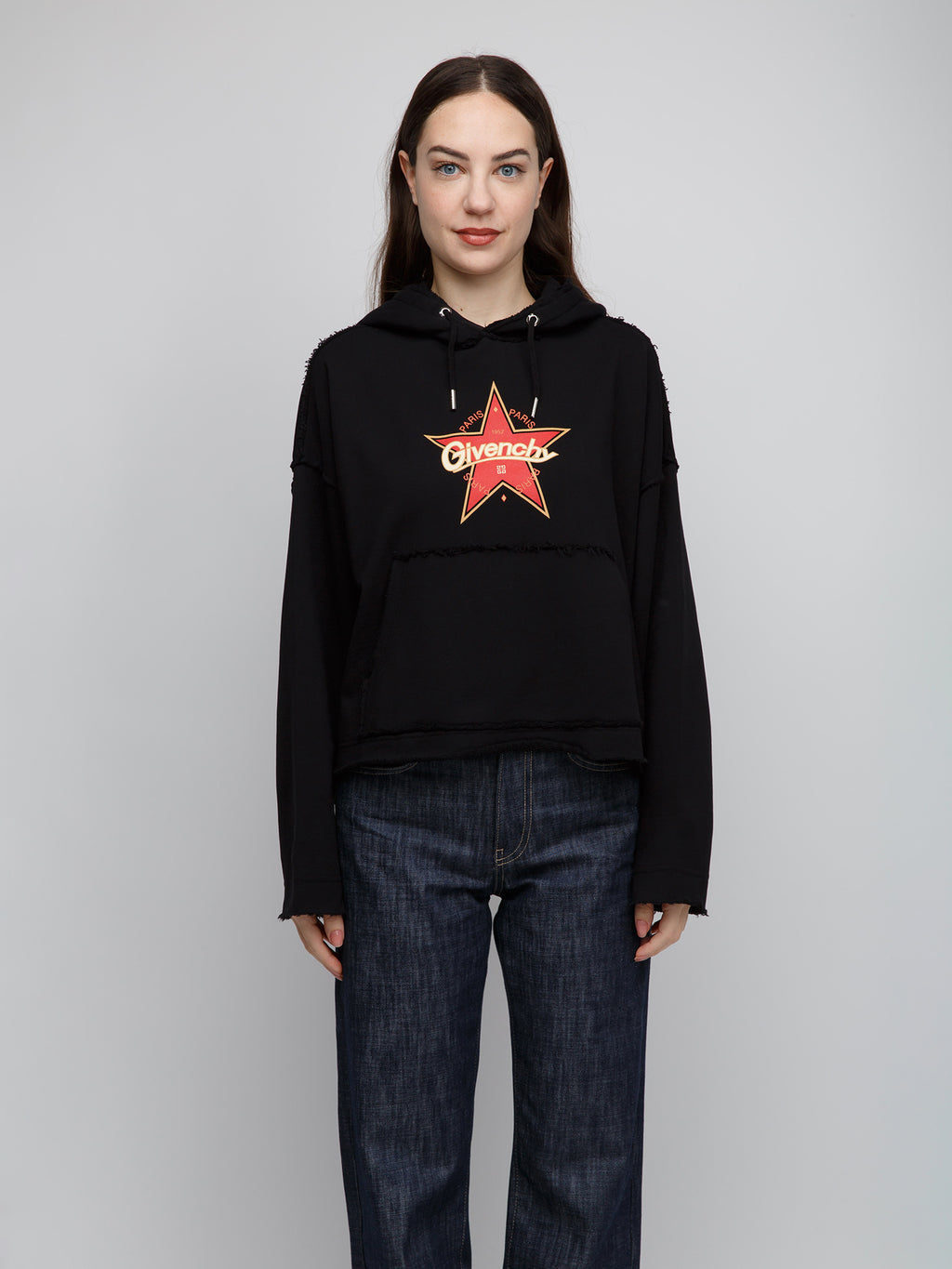 Givenchy Black Cotton Hoodie