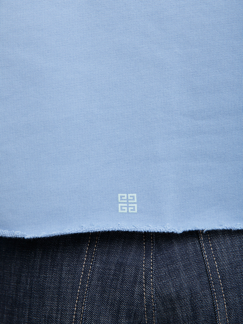 Givenchy Blue Cotton Hoodie