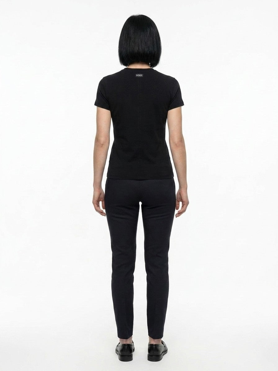 Dolce & Gabbana Black Cotton T-Shirt
