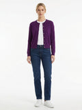 Dolce & Gabbana Purple Cashmere Cardigan
