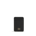 Valentino Garavani Black Calf Leather Bos Taurus Wallet