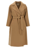 Max Mara Beige Virgin Wool Coat