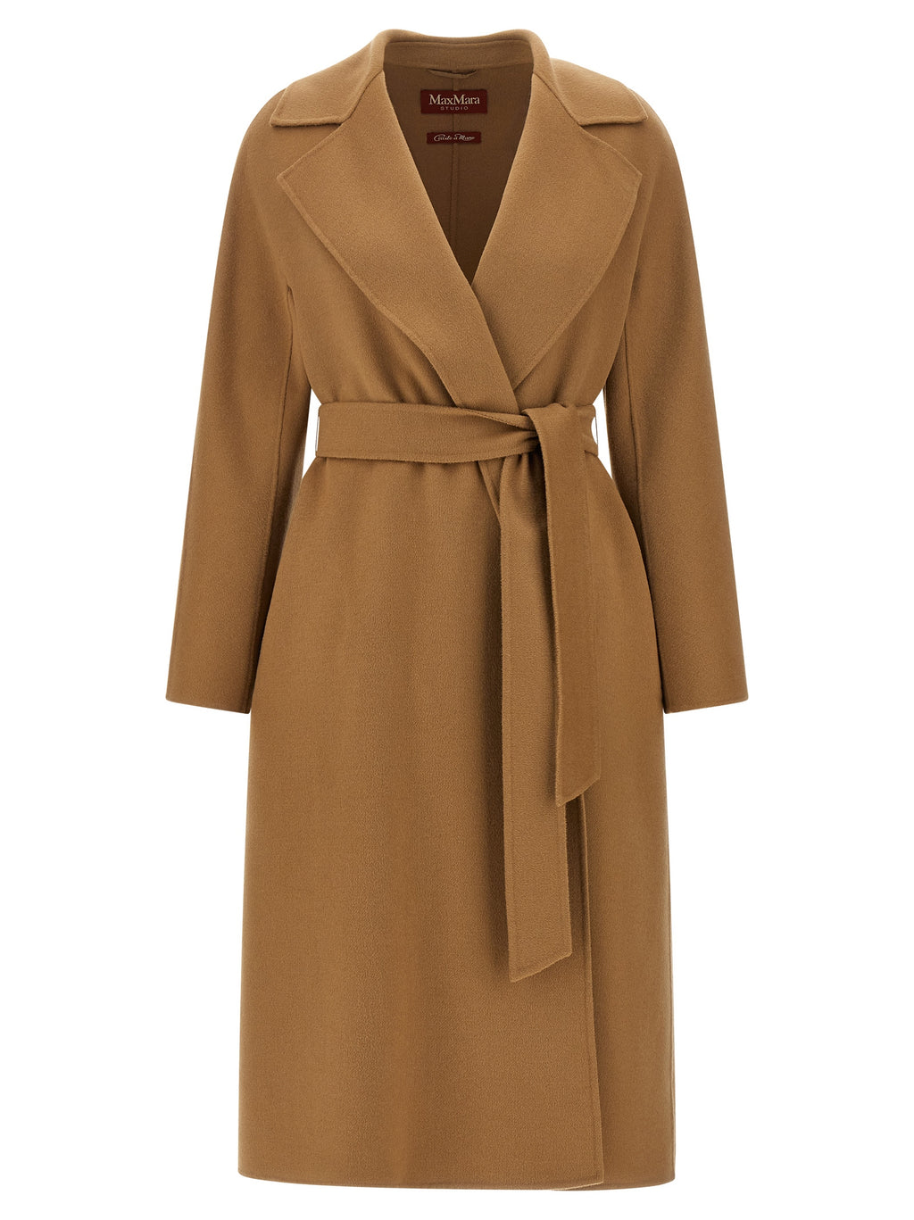 Max Mara Beige Virgin Wool Coat
