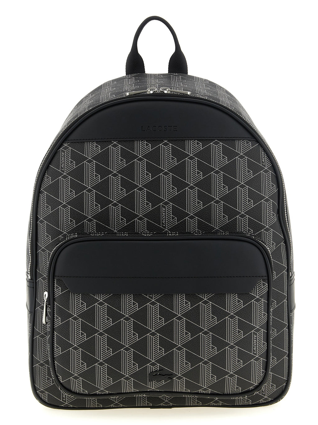 Lacoste Black Pvc Backpack