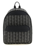 Lacoste Black Pvc Backpack