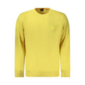 Hugo Boss Yellow Cotton Men's Sweatshirt