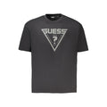 Guess Jeans Black Cotton Men's T-Shirt