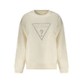 Guess Jeans White Cotton Women Sweatshirt