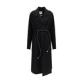 Max Mara Black Wool Oves Aries Coat