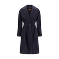 Max Mara Blue Wool Oves Aries Coat