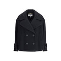 Chloé Black Wool Oves Aries Coat