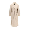 Fabiana Filippi Beige Wool Oves Aries Coat
