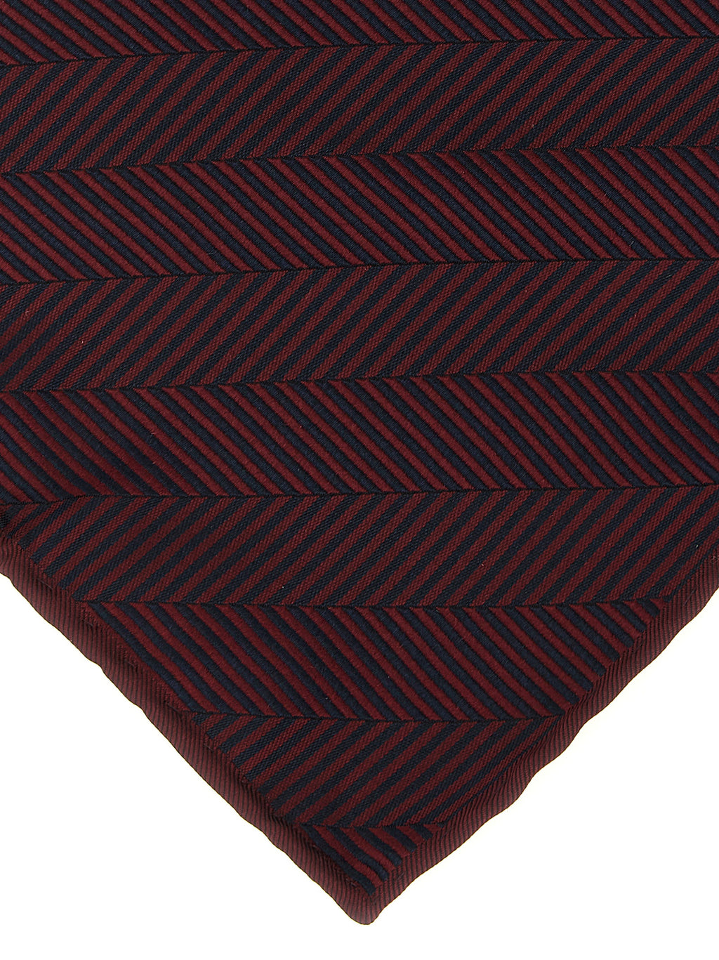 Brunello Cucinelli Bordeaux Silk Pocket Square