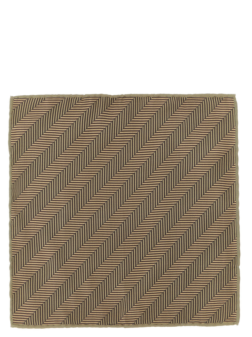 Brunello Cucinelli Beige Silk Pocket Square