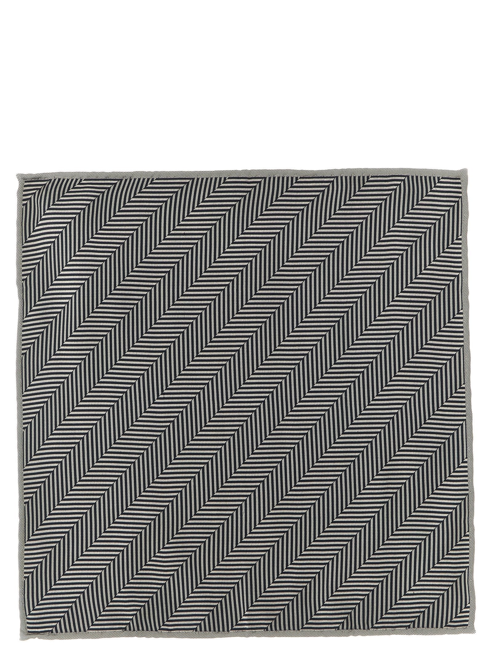 Brunello Cucinelli Gray Silk Pocket Square