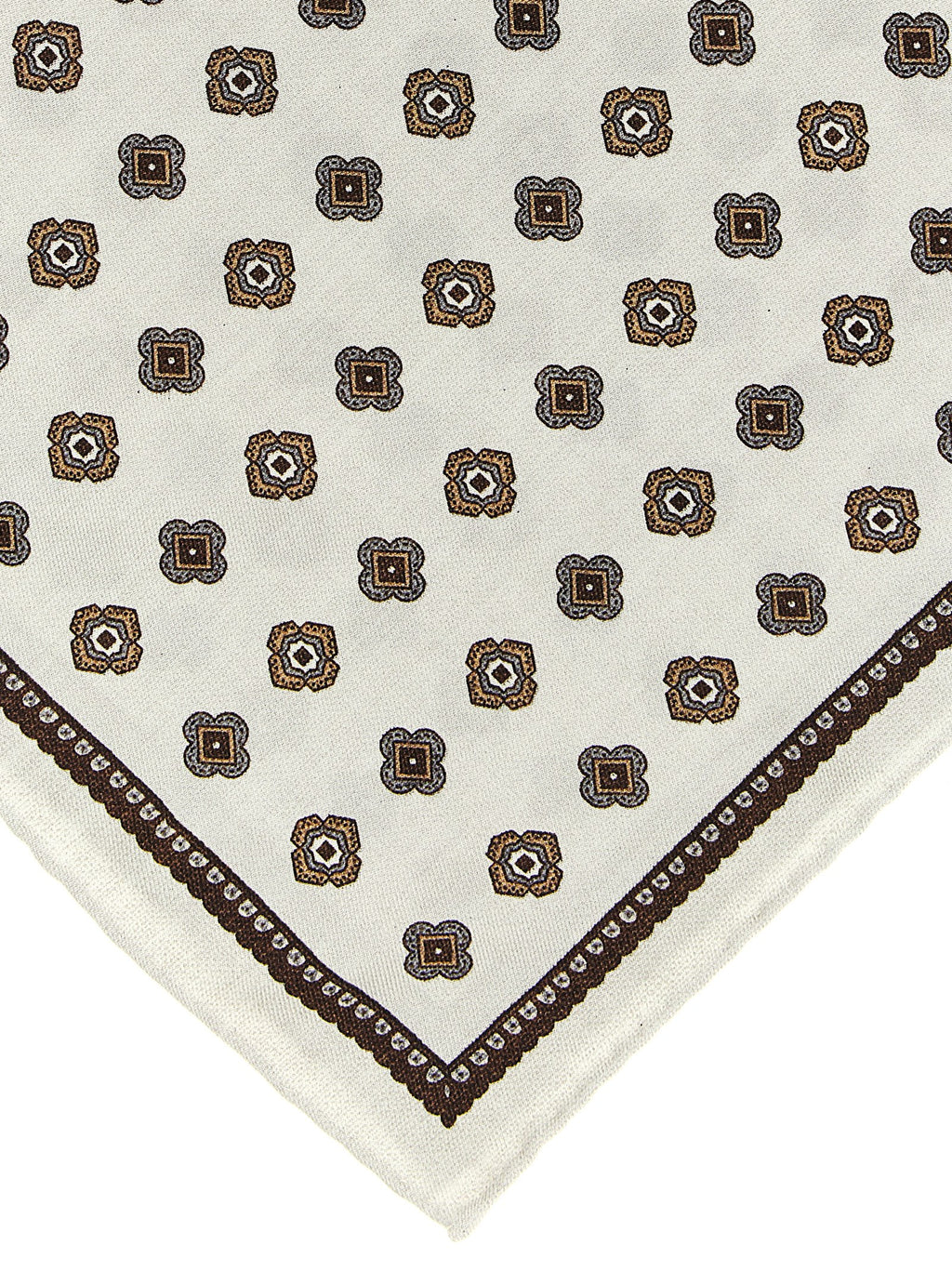 Brunello Cucinelli Multicolor Silk Pocket Square