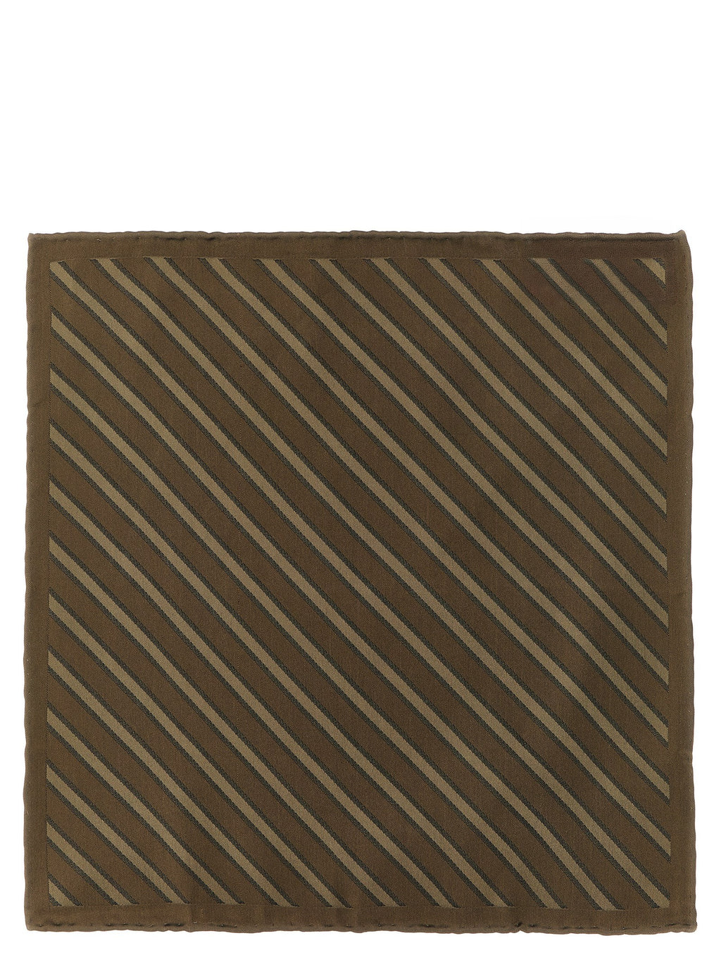 Brunello Cucinelli Brown Silk Foulard