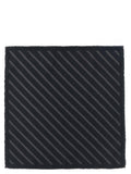 Brunello Cucinelli Gray Silk Pocket Square