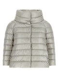 Herno Gray Polyamide Coat