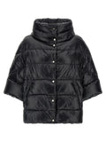 Herno Black Polyamide Coat