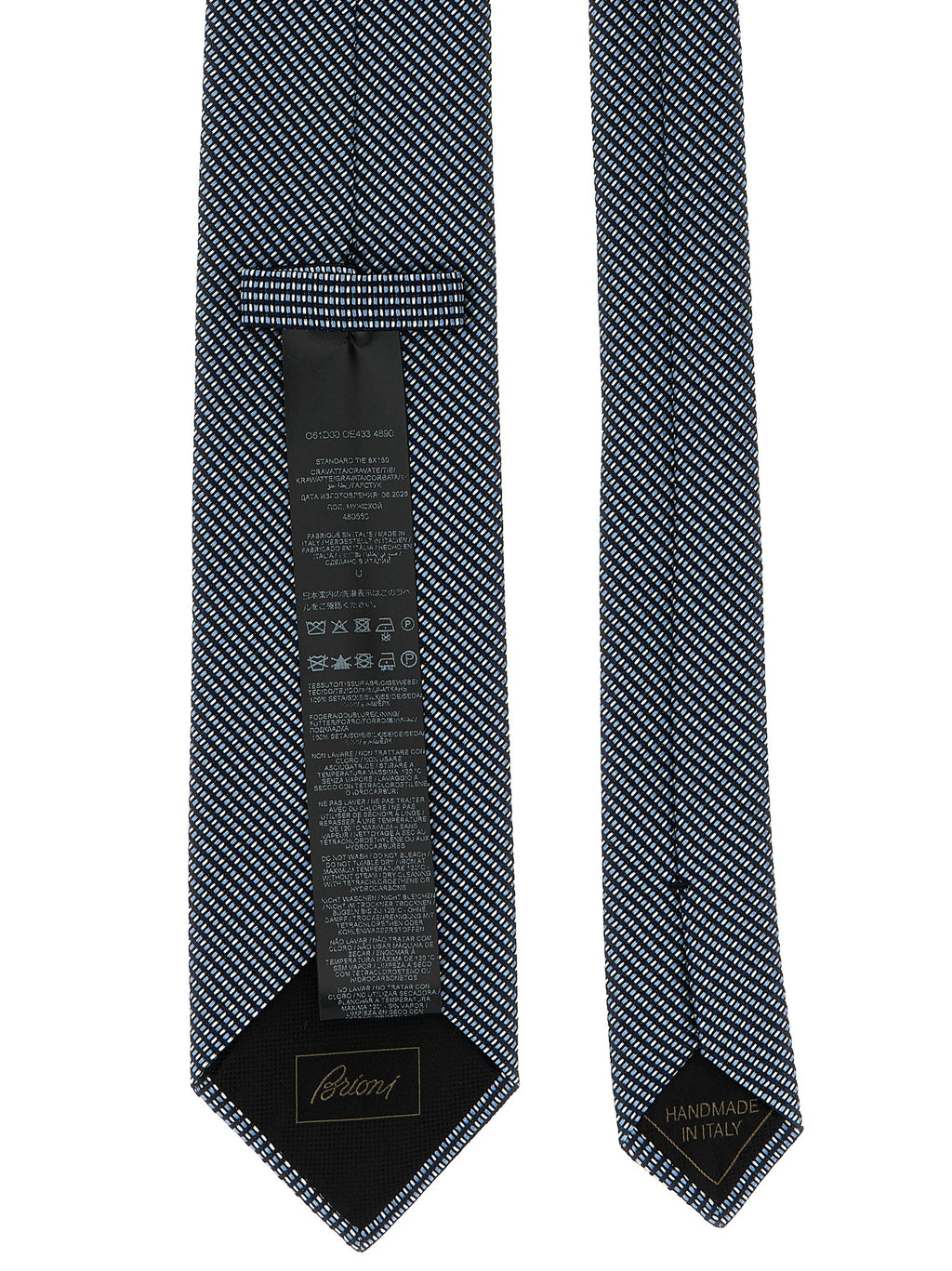 Brioni Blue Silk Tie