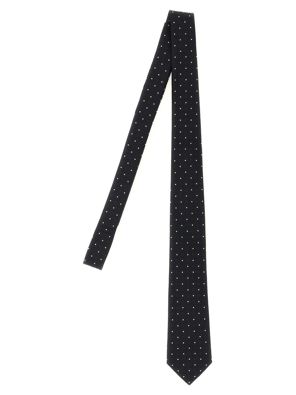 Saint Laurent Blue Silk Tie