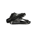 Norway 1963 Black Plastic Flip-Flop Sandals