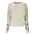Desigual White Viscose Sweatshirt