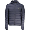 Cavalli Class Blue Polyester Shell Jacket