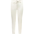 Guess Jeans White Cotton Skinny Jeans