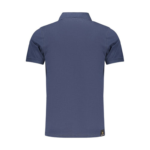 Accademia Militare Blue Cotton Polo Shirt