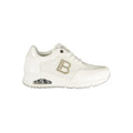 Laura Biagiotti White Polyester Athletic Sneakers