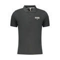 Accademia Militare Black Cotton Polo Shirt