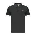 Accademia Militare Black Cotton Polo Shirt