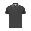 Accademia Militare Black Cotton Polo Shirt