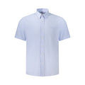 Guess Jeans Blue Cotton Shortsleeve Shirt