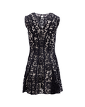 Valentino Garavani Floral Black Lace Mini Dress