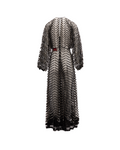Valentino Garavani Black Embroidered Evening Dress