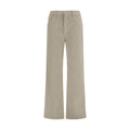 Marni Beige Cotton Flared Pants