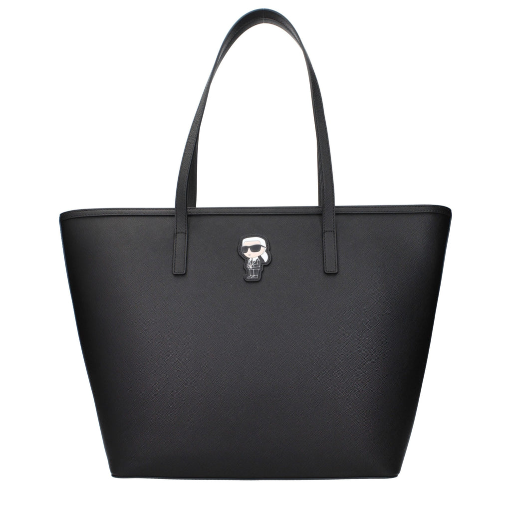 Karl Lagerfeld Black Polyethylene Shoulder Bag